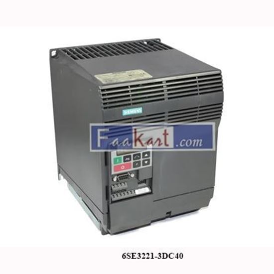 Picture of 6SE3221-3DC40  SIEMENS SIMOVERT P MICROMASTER 3-PH. 380-500V 50/60HZ, MM550/3 RATED OUTPUT 5.5KW WEIGHT 5KG