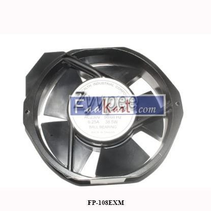 Picture of FP-108EXM 172x51 FP-108EXM-220V 230V 50/60Hz 0.25A 38.5W FP-108EXM-B   AC Fan