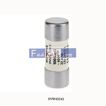 Picture of 3NW62241  SIEMENS  SENTRON, cylindrical fuse link, 22x58 mm, 80 A, gG, Un AC: 500 V