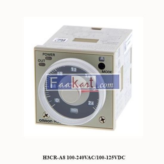 Picture of H3CR-A8 100-240VAC/100-125VDC  OMRON  Timer, plug-in 667944