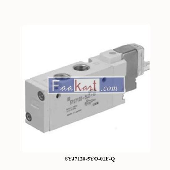 Picture of SYJ7120-5YO-01F-Q  SMC  valve, sol, SYJ7000 SOLENOID VALVE 5/PORT