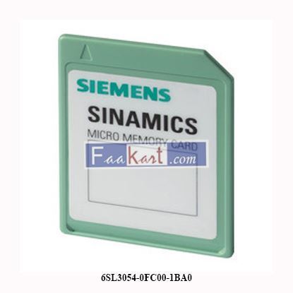 Picture of 6SL3054-0FC00-1BA0 SIEMENS SINAMICS S120 CompactFlash card without performance expansion