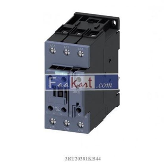 Picture of 3RT20381KB44  SIEMENS POWER CONTACTOR