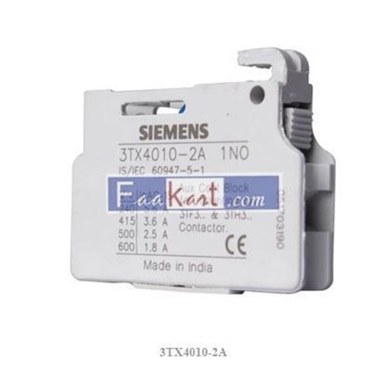 Picture of 3TX4010-2A   SIEMENS  Auxiliary switch block