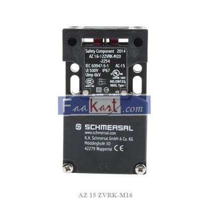 Picture of AZ 15 ZVRK-M16  SCHEMERSAL SAFETY SWITCH