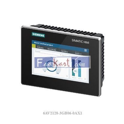 Picture of 6AV2128-3GB06-0AX1 SIEMENS Unified Comfort HMI Panel- 7 in, TFT Display, 800 x 480pixels