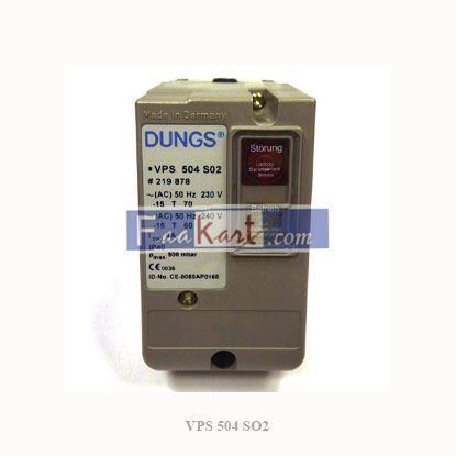 Picture of VPS 504 SO2  Dungs  Valve proving system for multifunctional gas controls