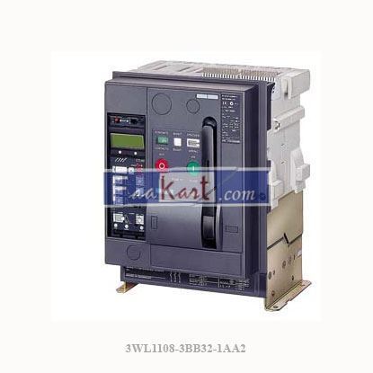 Picture of 3WL1108-3BB32-1AA2  Siemens fixed-mounted circuit breaker