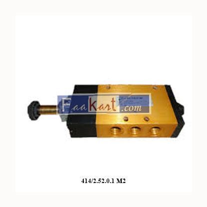 Picture of 414/2.52.0.1.M2 PNEUMAX SOLENOID VALVE, 5/2 WAY, SPRING LOADED, 2.5-10BAR 41425201M2