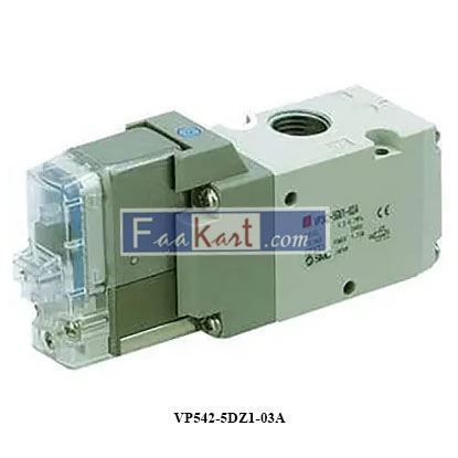 Picture of VP542-5DZ1-03A SMC valve, sol, VP3/5/7 SOL VALVE 3-PORT