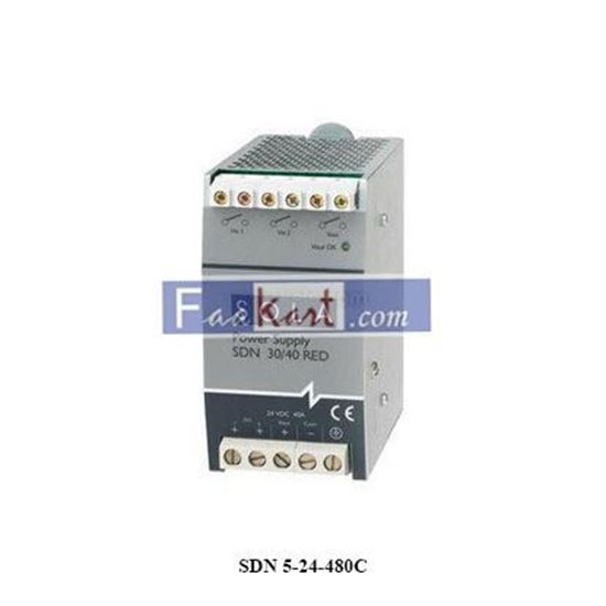 Picture of SDN 5-24-480C  Power Supply, AC-DC, 24V, 5A, 320-540 VAC 3-Ph, Enclosed, SDN Series