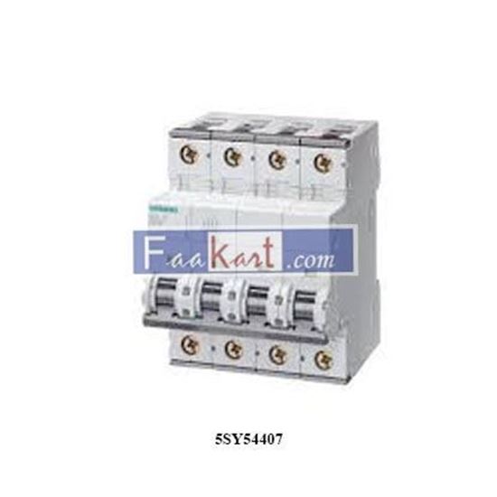 Picture of 5SY5440-7 SIEMENS  CIRCUIT BREAKER UC10KA 4P C40 - 5SY54407