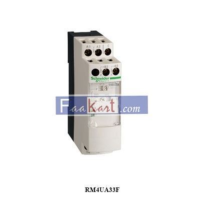 Picture of RM4UA33F Schneider Electric Voltage measurement relay RM4-U - range 30..500 V - 110..130 V AC