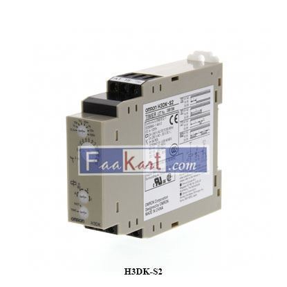 Picture of H3DK-S2 OMRON Timers 4 Mode AC/DC 24 -240V DPDT