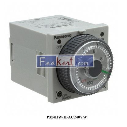 Picture of PM4HW-H-AC240VW Panasonic RELAY TIME DELAY 500HR 5A 250V