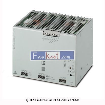 Picture of QUINT4-UPS/1AC/1AC/500VA/USB PHOENIX CONTACT Uninterruptible power supply  1067327