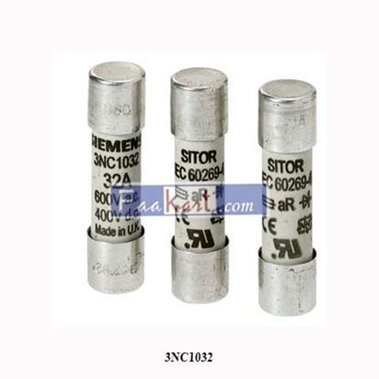 Picture of 3NC1032  SIEMENS SITOR cylindrical fuse link