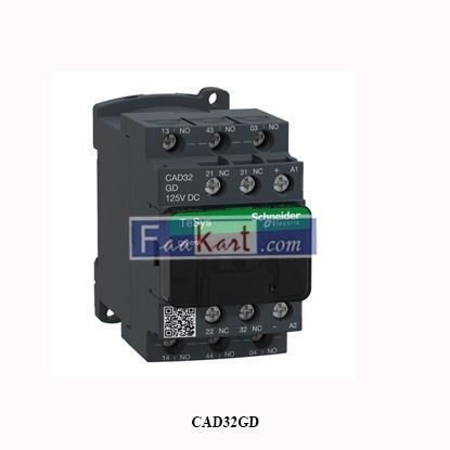 Picture of CAD32GD SCHNEIDER TeSys D control relay