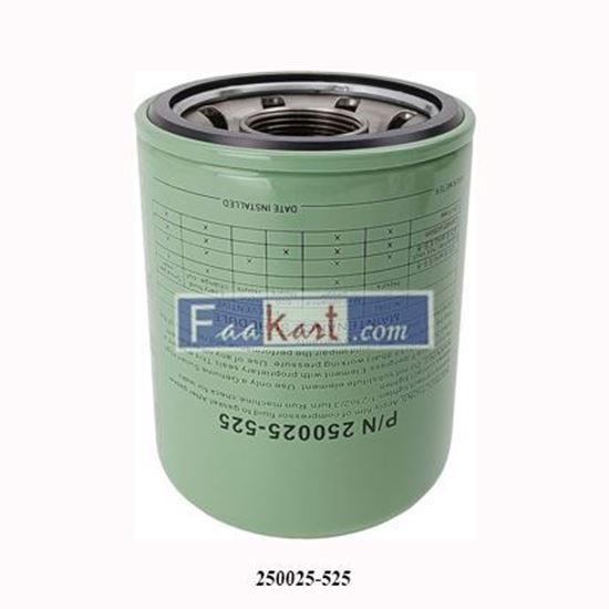 Picture of 250025-525 Oil Filter for Sullair Air Compressor Replacement Filter