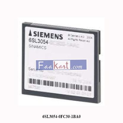 Picture of 6SL3054-0FC30-1BA0 SIEMENS SINAMICS S120 CompactFlash card without performance expansion