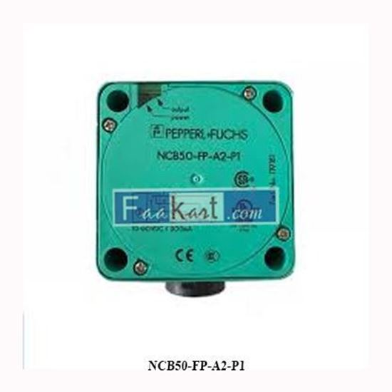 Picture of NCB50-FP-A2-P1 Pepperl + Fuchs Inductive Block-Style Proximity Sensor