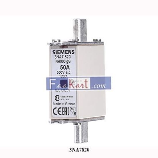 Picture of 3NA7820 SIEMENS LV HRC fuse element