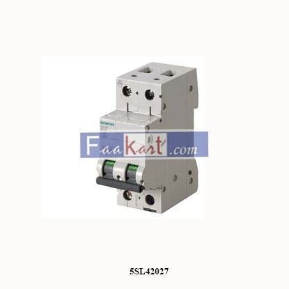 Picture of 5SL4202-7  SIEMENS  Miniature circuit breaker