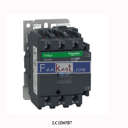 Picture of LC1D65B7 schneider CONTACTOR 600VAC