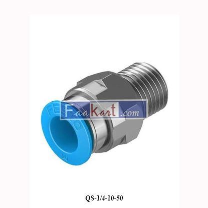 Picture of QS-1/4-10-50 FESTO Push-in fitting 130679