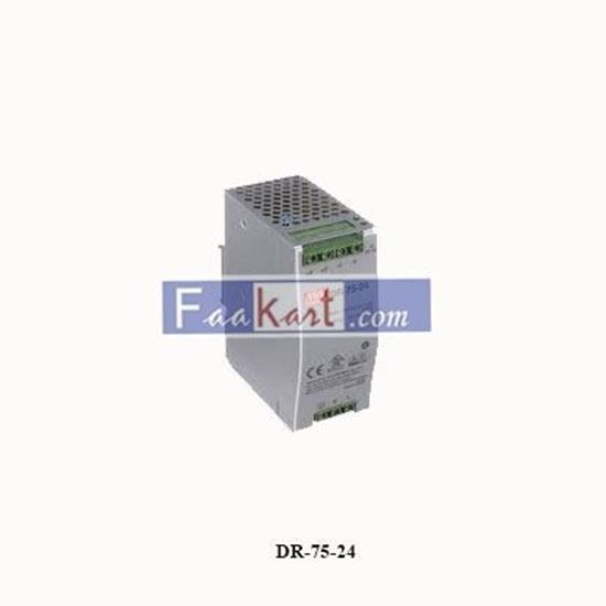 Picture of DR-75-24  MEAN WELL DIN Rail Power Supplies