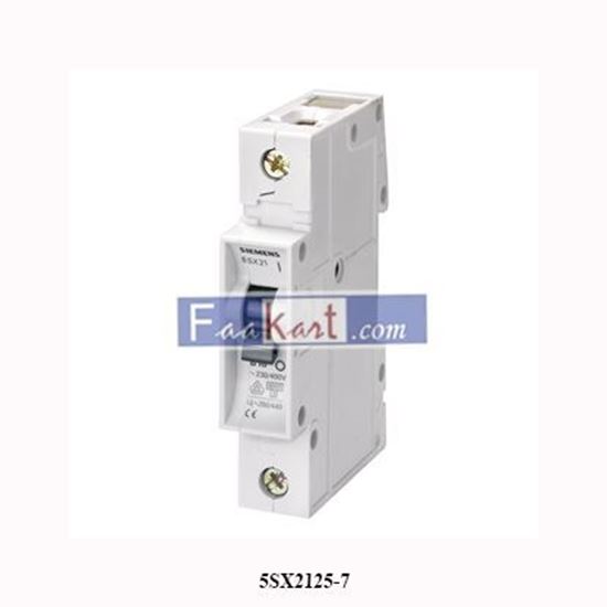 Picture of 5SX2125-7 SIEMENS Miniature circuit-breaker