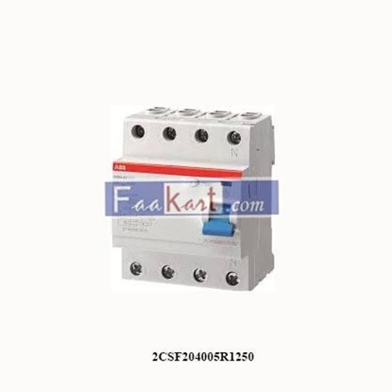 Picture of 2CSF204005R1250  ABB  F204 AC-25/0.03 IEC  IEC Residual Current Circuit Breaker