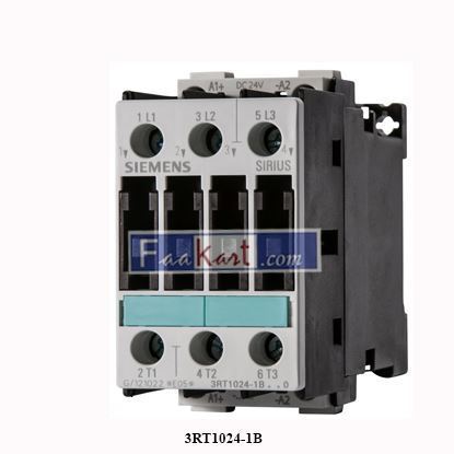 Picture of 3RT1024-1B Siemens Sirius Contactors.