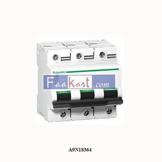 Picture of A9N18364 SCHNEIDER C120N - circuit breaker - 3P - 63A - C curve