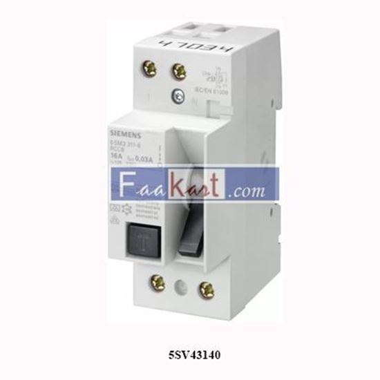 Picture of 5SV4314-0  SIEMENS Residual current operated circuit breaker