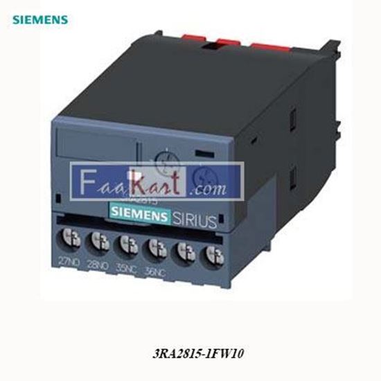 Picture of 3RA2815-1FW10  SIEMENS  solid-state time-delayed auxiliary switch