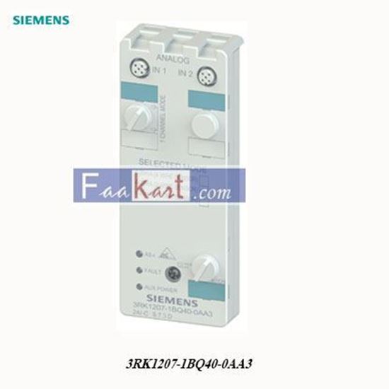 Picture of 3RK1207-1BQ40-0AA3  SIEMENS  AS-I K60 Series Analog I/O Module