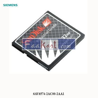 Picture of 6AV6574-2AC00-2AA1  SIEMENS SIMATIC HMI CF memory card