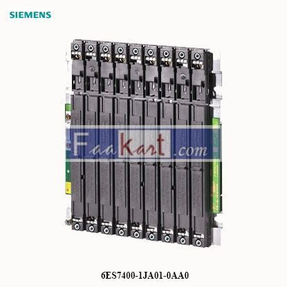 Picture of 6ES7400-1JA01-0AA0 - SIEMENS SIMATIC S7-400, rack UR2, central and distributed with 9 slots, 2 redundant PS can be plugged in