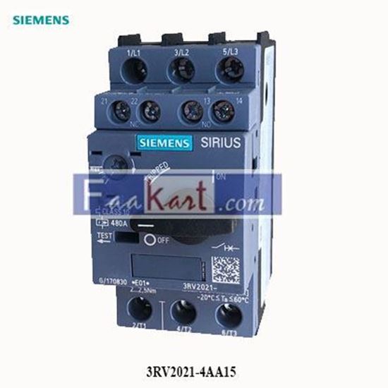 Picture of 3RV2021-4AA15 Siemens Circuit breaker size S0 for motor protection