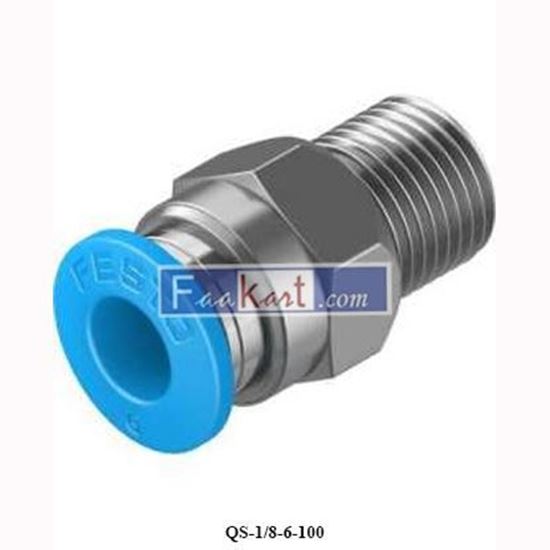 Picture of QS-1/8-6-100 FESTO Push-in fitting 130675