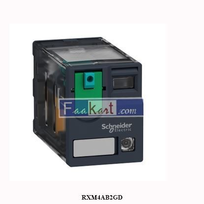 Picture of RXM4AB2GD Schneider Electric miniature plug in relay