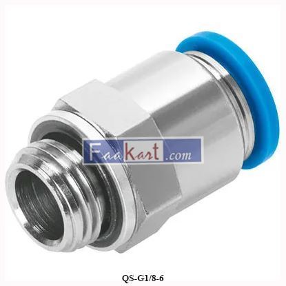 Picture of QS-G1/8-6 FESTO Push-in fitting 186096