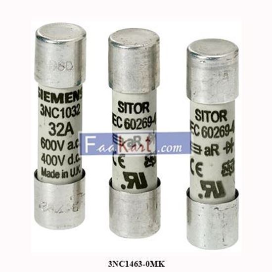 Picture of 3NC1463-0MK SIEMENS SITOR cylindrical fuse link