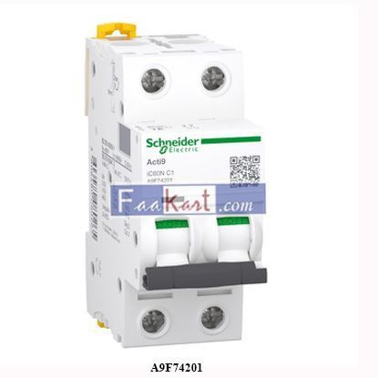 Picture of A9F74201 Schneider Electric Miniature circuit-breaker