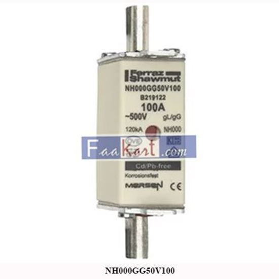 Picture of NH000GG50V100 MERSEN FERRAZ SHAWMUT FUSE