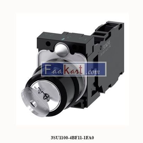 Picture of 3SU1100-4BF11-1FA0   SEIMENS  RONIS key-operated switch