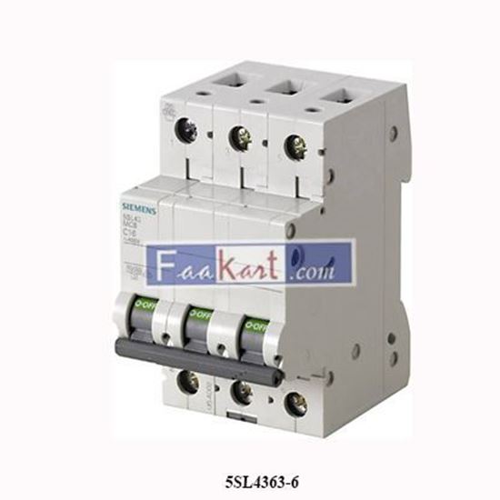 Picture of 5SL4363-6 SIEMENS Miniature circuit breaker