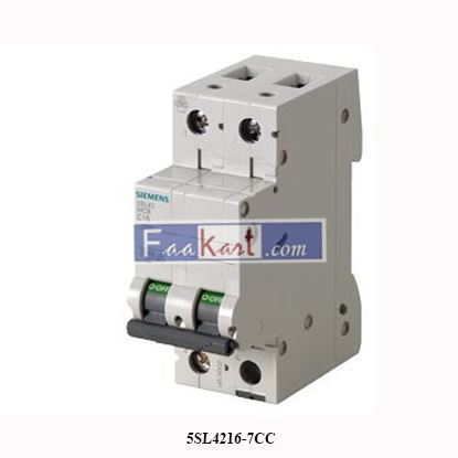 Picture of 5SL4216-7CC SIEMENS Miniature circuit breaker