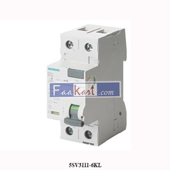 Picture of 5SV3111-6KL SIEMENS Residual current operated circuit breaker